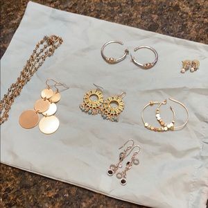Jewelry from various stores